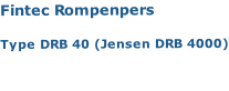 Fintec Rompenpers  Type DRB 40 (Jensen DRB 4000)