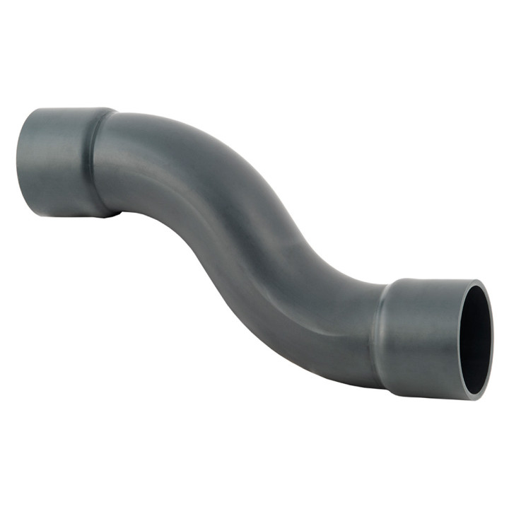 PVC S-bocht lijmsok MOP10